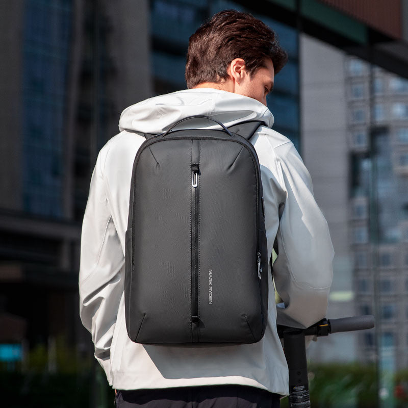 Sienet: Leather membrane material waterproof scratch-resistant high capacity Backpacks