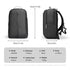 Sienet: Leather membrane material waterproof scratch-resistant high capacity Backpacks