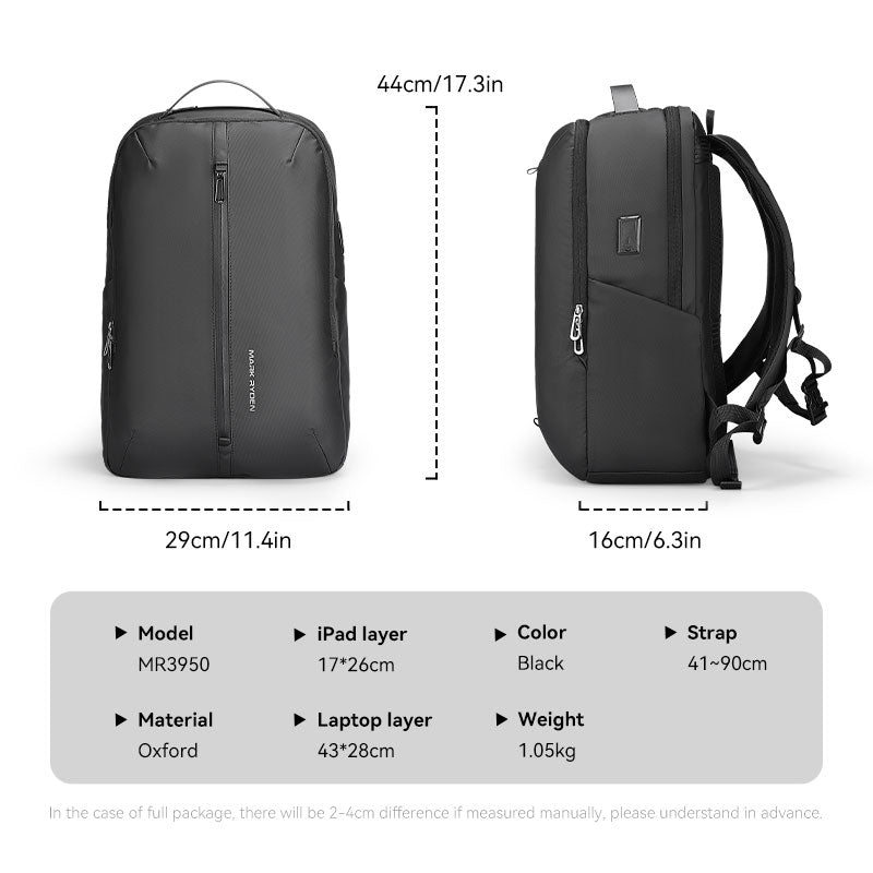 Sienet: Leather membrane material waterproof scratch-resistant high capacity Backpacks