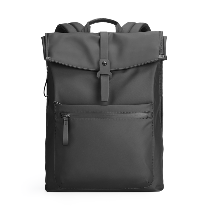 Trendy: Leather Casual Multilayer Storage Backpack