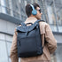 Trendy: Leather Casual Multilayer Storage Backpack