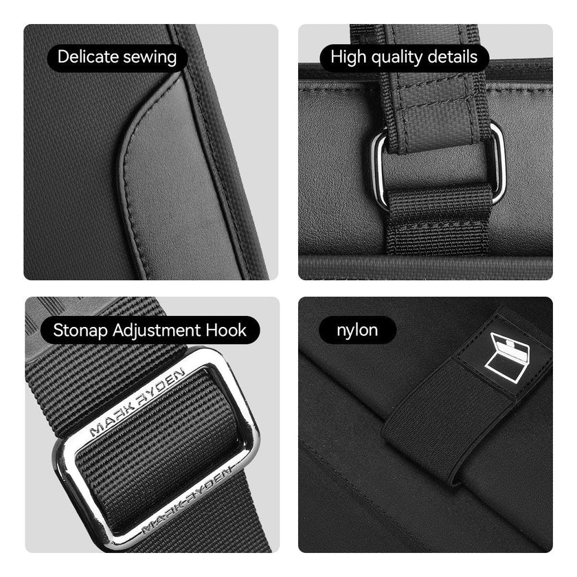 Classic II: MarkRyden Business Crossbody Computer Briefcase 15.6 inch