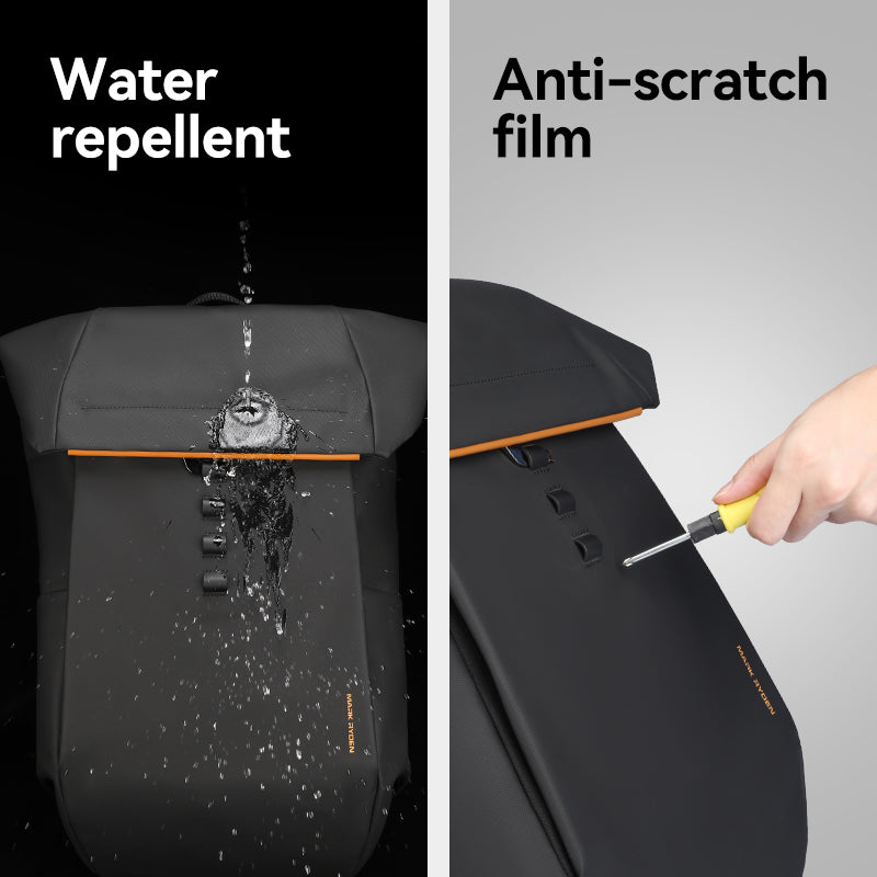 Unique Design: 180° Closure Large Capacity Switchable Multi-functional Backpack 28L