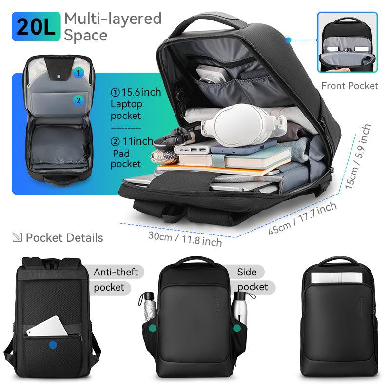 LeatherLux: The Premium Multi-Feature Backpack