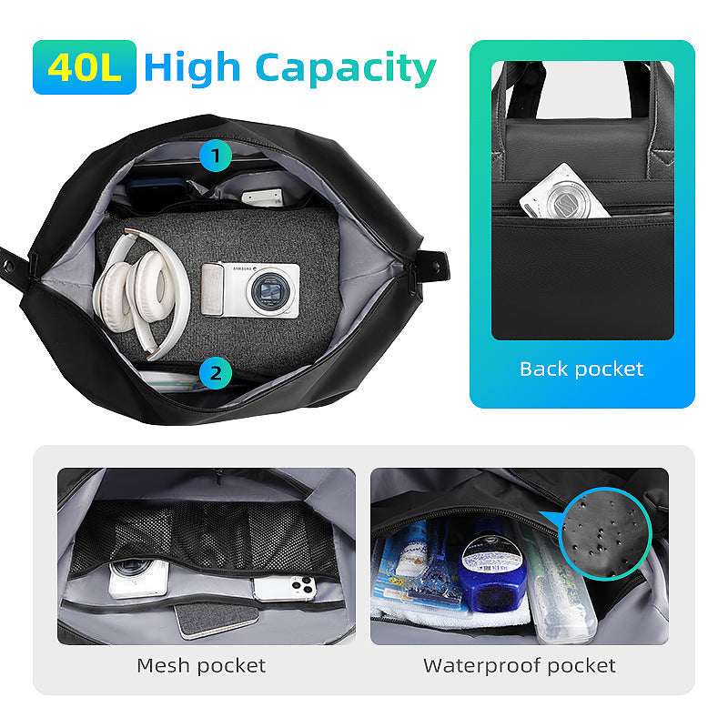 JourneyLite: Lightweight, Spacious Oxford Travel Bag