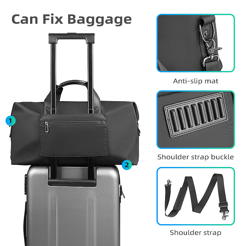 JourneyLite: Lightweight, Spacious Oxford Travel Bag